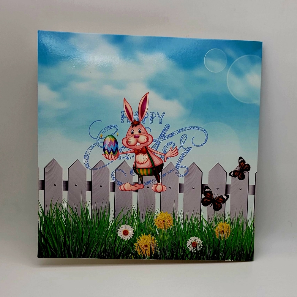 Happy Easter Card Bunny in Egg - Picture 5 of 6